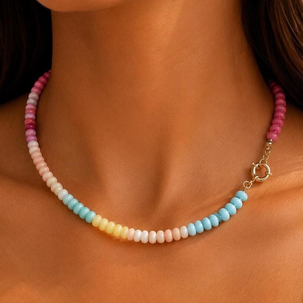 candy bead necklace D79
